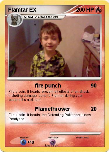 Pokemon Flamtar EX