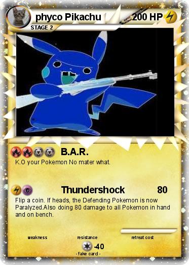 Pokemon phyco Pikachu