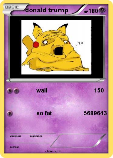 Pokemon donald trump