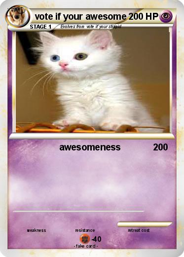 Pokemon vote if your awesome