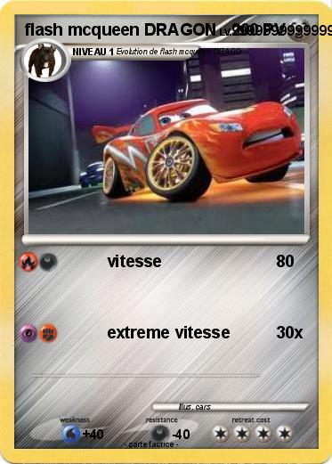 Pokemon flash mcqueen DRAGON