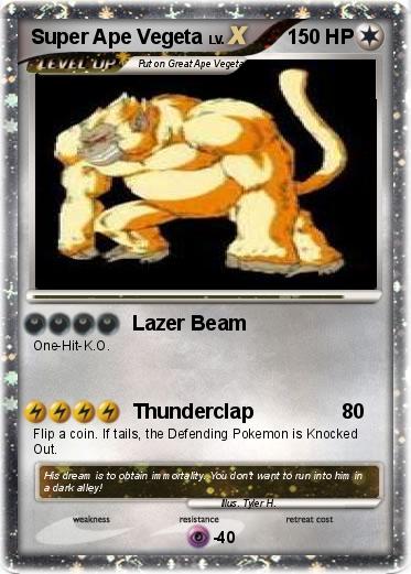 Pokemon Super Ape Vegeta