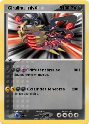 Pokemon  Giratina   nivX                  5