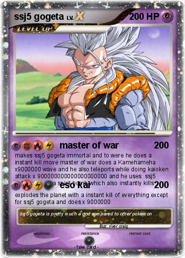 Pokemon ssj5 gogeta
