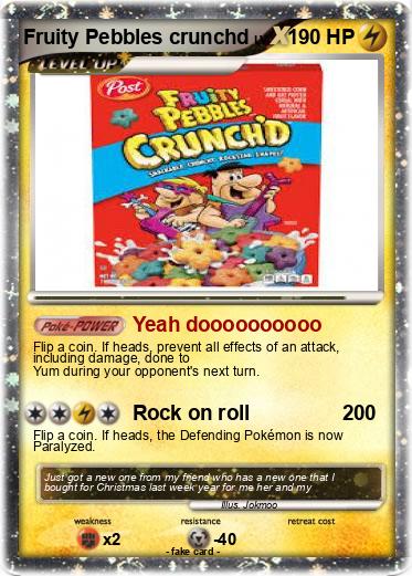 Pokemon Fruity Pebbles crunchd