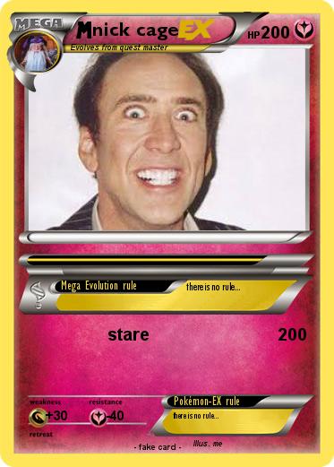 Pokemon nick cage