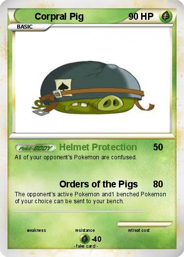 Pokemon Corpral Pig