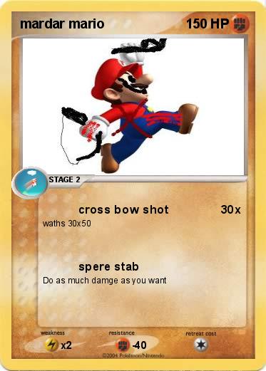 Pokemon mardar mario