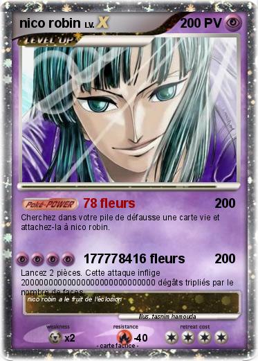 Pokemon nico robin