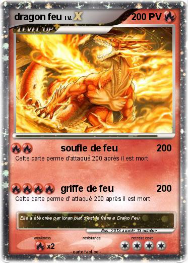 Pokemon dragon feu
