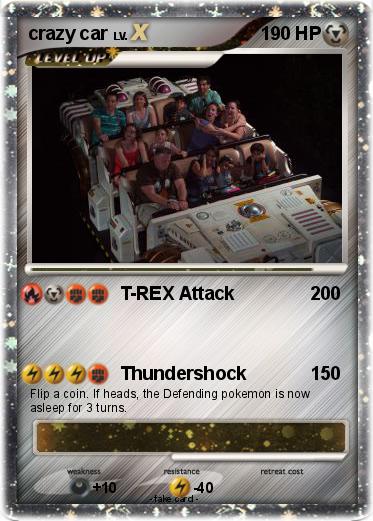Pokemon crazy car