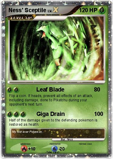 Pokemon Ness' Sceptile