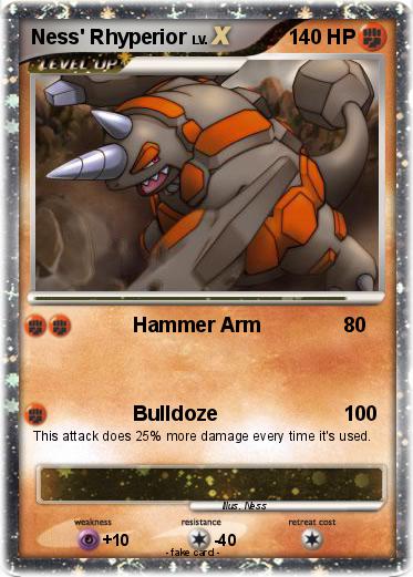 Pokemon Ness' Rhyperior