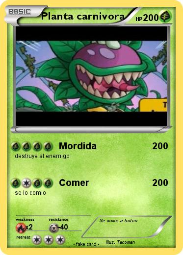 Pokemon Planta carnivora
