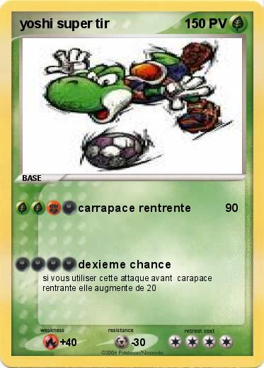 Pokemon yoshi super tir