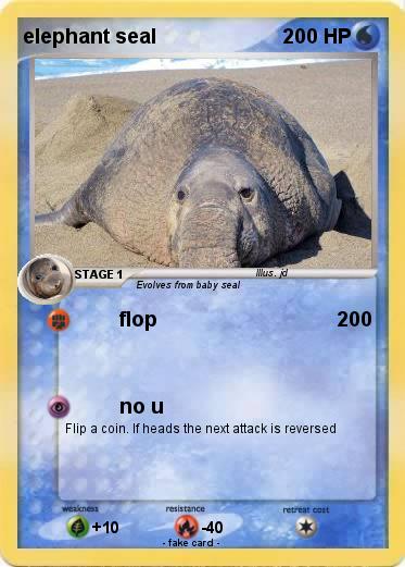 Pokemon elephant seal