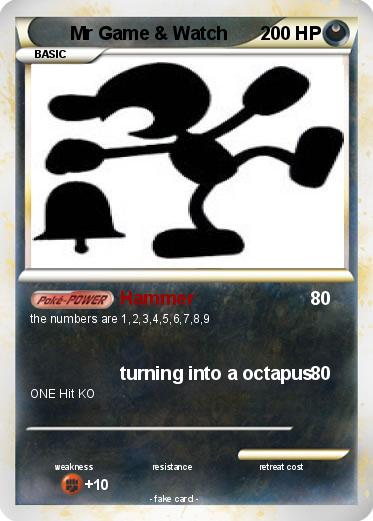 Pokemon Mr Game & Watch