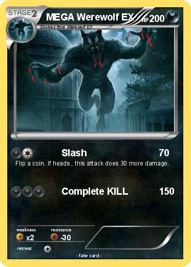 Pokemon MEGA Werewolf EX