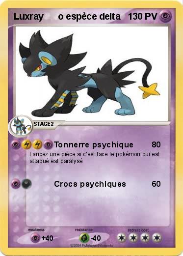 Pokemon Luxray      o espèce delta