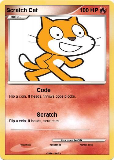Pokemon Scratch Cat