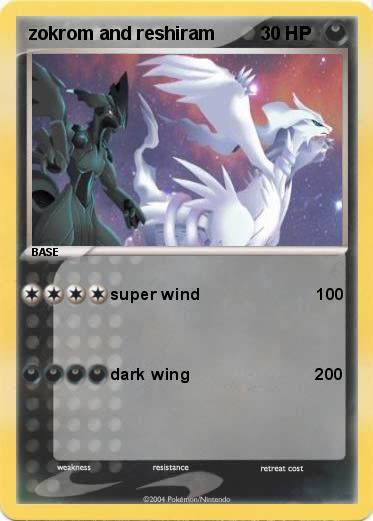 Pokemon zokrom and reshiram                                             200