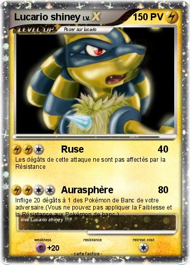 Pokemon Lucario shiney