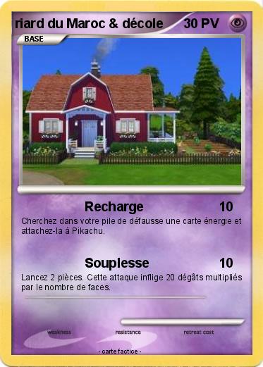 Pokemon riard du Maroc & décole