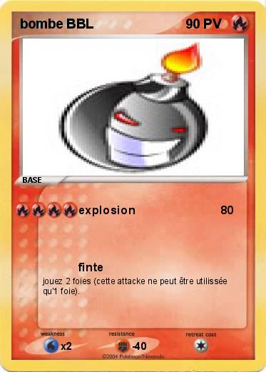 Pokemon bombe BBL