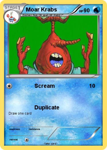 Pokemon Moar Krabs