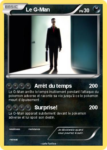 Pokemon Le G-Man