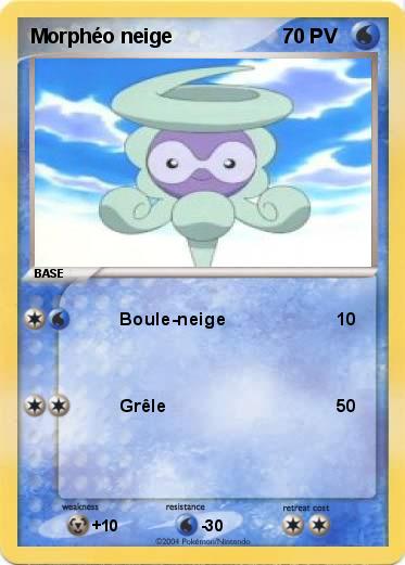 Pokemon Morphéo neige