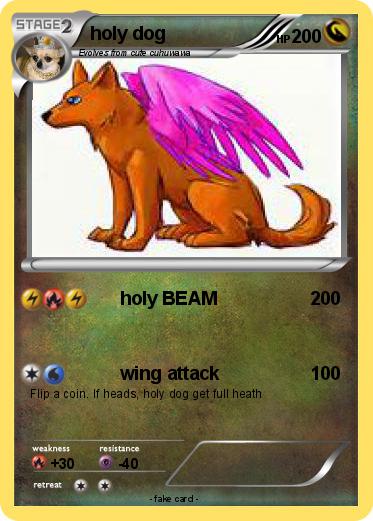 Pokemon holy dog