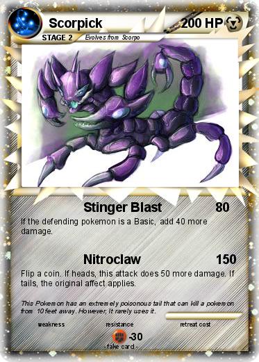 Pokemon Scorpick