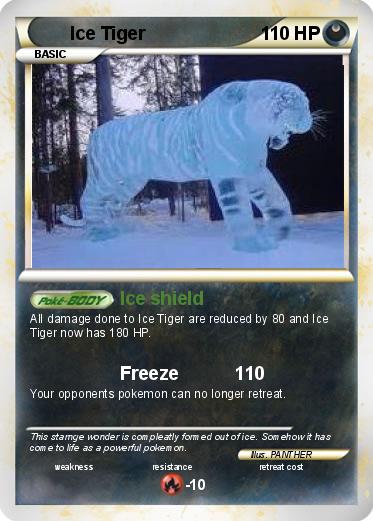 Pokemon Ice Tiger