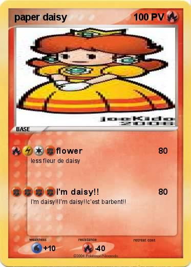 Pokemon paper daisy