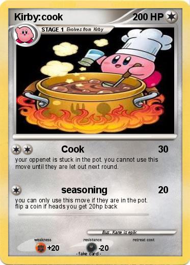Pokemon Kirby:cook