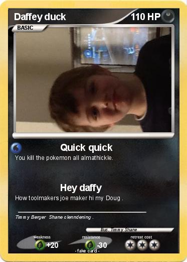 Pokemon Daffey duck