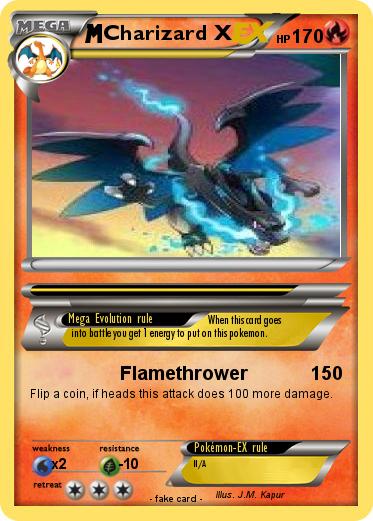 Pokemon Charizard X