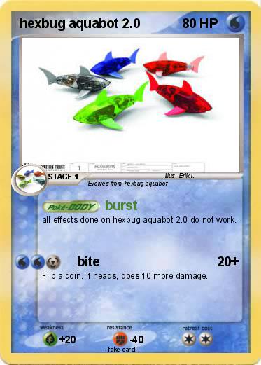 Pokemon hexbug aquabot 2.0