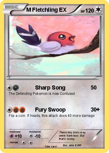 Pokemon M Fletchling EX