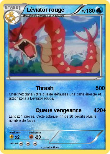 Pokemon Léviator rouge