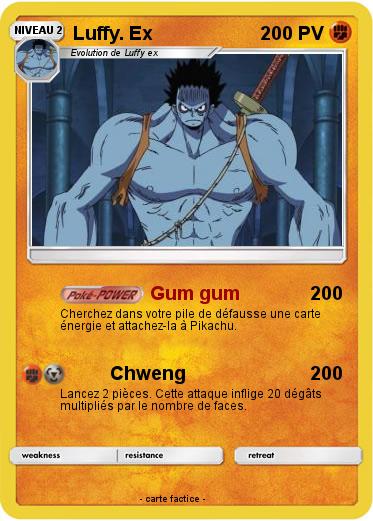 Pokemon Luffy. Ex