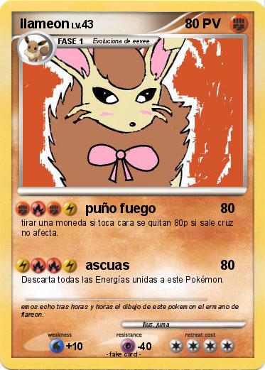 Pokemon llameon