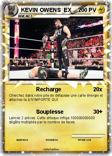 Pokemon KEVIN OWENS  EX