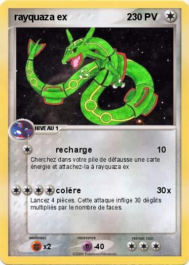 Pokemon rayquaza ex                       2