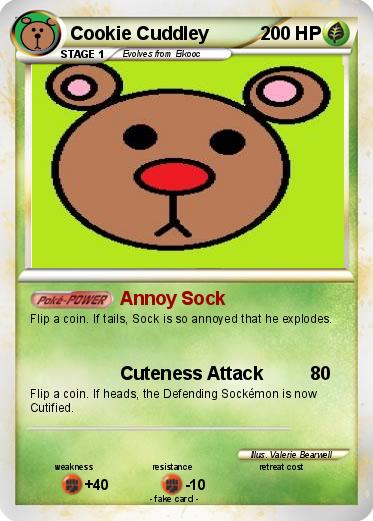 Pokemon Cookie Cuddley
