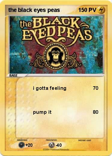 Pokemon the black eyes peas