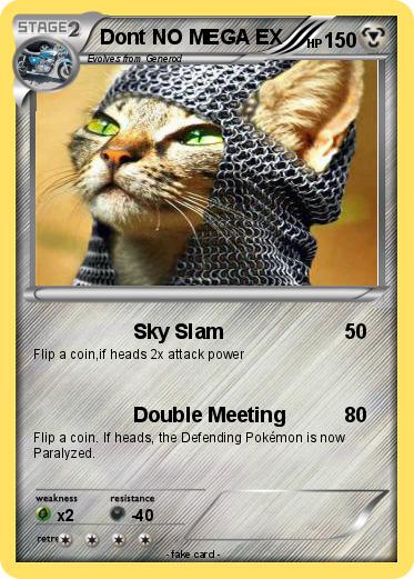 Pokemon Dont NO MEGA EX