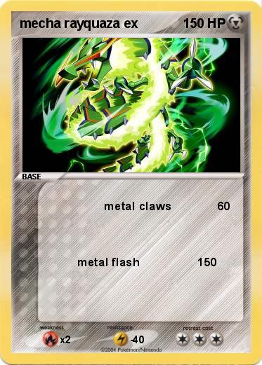 Pokemon mecha rayquaza ex