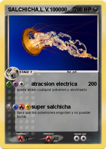 Pokemon SALCHICHA.L.V.100000